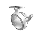 PPL25113BC-B Shepherd Swivel Caster