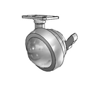 PPL25113SC-B Shepherd Swivel Caster