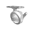 PPL25140BC-B Shepherd Swivel Caster