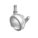 PPL25222BC-B Shepherd Swivel Caster