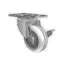 PRE20108BC-VPR01(CG)B Shepherd Swivel Caster