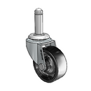 USA 2"x0.8125" Polyolefin Wheel Caster with 7/16"x1-7/16" Grip Ring