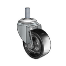 USA 2"x0.8125" Polyolefin Wheel Caster with 5/16"-18UNCx3/4" Thread