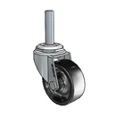 USA 2"x0.8125" Polyolefin Wheel Caster with 3/8"-16UNCx1-1/2" Thread