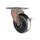 PRE25108CO-3RB Shepherd Swivel Caster