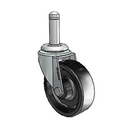 USA 2.5"x0.8125" Polyolefin Wheel Caster with 7/16"x1-7/16" Grip Ring
