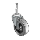 USA 2.5"x0.8125" TPR Wheel Caster with 5/16"x1-1/2" Grip Neck