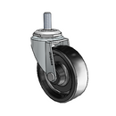 USA 2.5"x0.8125" Polyolefin Wheel Caster with 5/16"-18UNCx3/4" Thread