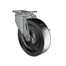 USA 3"x0.8125" Polyolefin Wheel Side-Lock Caster with 1-3/16"x2" Plate