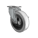 USA 3"x0.8125" Thermoplastic Urethane Wheel Side-Lock Caster with 1-3/16"x2" Plate