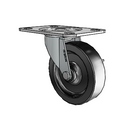 USA 3"x0.8125" Polyolefin Wheel Side-Lock Caster with 2.625"x3.75" Plate