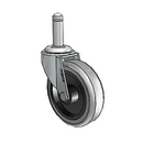 USA 3"x0.8125" TPR Wheel Caster with 7/16"x1-7/16" Grip Ring