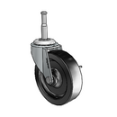 USA 3"x0.8125" Polyolefin Wheel Side-Lock Caster with 5/16"x1-1/2" Grip Neck