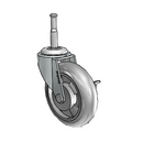 PRE30302ZN-MNTB Shepherd Swivel Caster