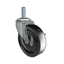 USA 3"x0.8125" Polyolefin Wheel Side-Lock Caster with 5/16"-18UNCx1" Thread