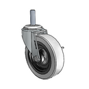 USA 3"x0.8125" Thermoplastic Urethane Wheel Side-Lock Caster with 5/16"-18UNCx1" Thread