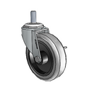 USA 3"x0.8125" TPR Wheel Side-Lock Caster with 5/16"-18UNCx3/4" Thread