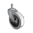 USA 3"x0.8125" Thermoplastic Urethane Wheel Side-Lock Caster with 5/16"-18UNCx3/4" Thread