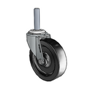 USA 3"x0.8125" Polyolefin Wheel Caster with 3/8"-16UNCx1-1/2" Thread