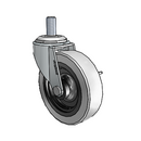 USA 3"x0.8125" Thermoplastic Urethane Wheel Side-Lock Caster with 3/8"-16UNCx3/4" Thread