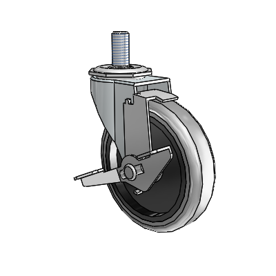 PRE40741ZN-TPRB Shepherd Swivel Caster