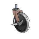 PRE50741CO-TPRSB Shepherd Swivel Caster
