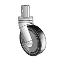 PS-05TPP-125-SW-RS05 MedCaster Swivel Caster
