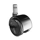 50mm Decompression Brake Black Chair Caster with 7/16" Grip Ring