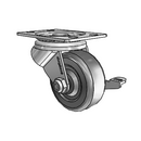 PSQ20112ZN-3HB Shepherd Swivel Caster