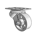 PSQ20112ZN-STL01(GG) Shepherd Swivel Caster