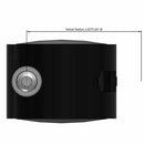 50mm Nylon Brake Twin Wheel Caster with 7/16"x1-7/16" Grip Ring