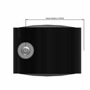 50mm Nylon Swivel Twin Wheel Caster with 5/16"x1.5" Tapered Wood Stem