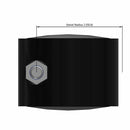 50mm Nylon Swivel Twin Wheel Caster with 5/16"x1" Threaded Stem