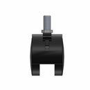 50mm Nylon Brake Twin Wheel Caster with 3/8"x3/4" Threaded Stem