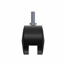60mm Nylon Swivel Twin Wheel Caster with 5/16"x1" Threaded Stem