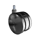 PUT100637BK Shepherd Swivel Caster