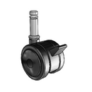 PUT50273BK-BU Shepherd Swivel Caster
