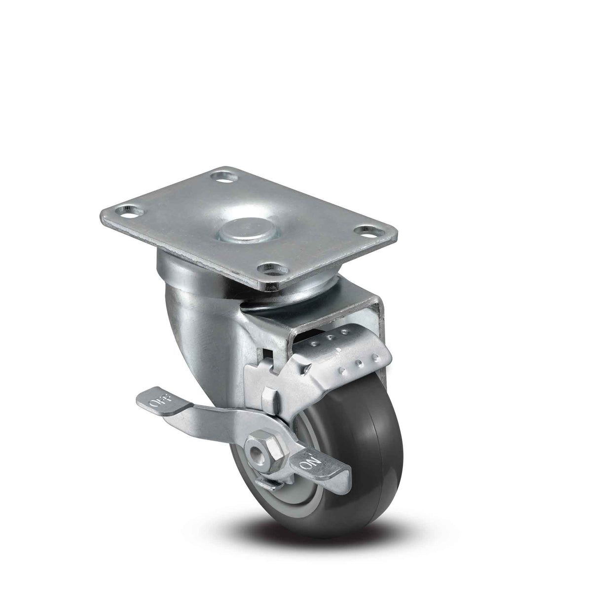 Casters Brake Unloaded Castors AS30P1TPUSB TPU BB Wheel Standard