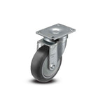 Main view of a Pemco Casters 4" x 1.25" wide wheel Swivel caster with 2-5/8" x 3-3/4" top plate, without a brake, Thermoplastic Rubber wheel and 275 lb. capacity part