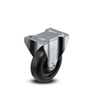 Main view of a Pemco Casters 4" x 1.25" wide wheel Rigid caster with 2-5/8" x 3-3/4" top plate, without a brake, Polypropylene wheel and 300 lb. capacity part