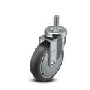 Main view of a Pemco Casters 5" x 1.25" wide wheel Swivel caster with 1/2"-13 x 1-1/2" stud, without a brake, Thermoplastic Rubber wheel and 325 lb. capacity part