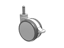 RXS100211WH-BU MedCaster Caster