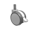 RXS75741WH-BU MedCaster Caster