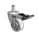 RZ-02GRN-070-TL-GR03 MedCaster Swivel Caster