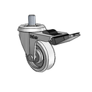 RZ-02GRN-070-TL-TS15 MedCaster Swivel Caster