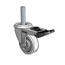 RZ-02GRN-070-TL-TS25 MedCaster Swivel Caster