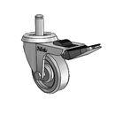 RZ-02TPN-070-TL-GR03 MedCaster Swivel Caster