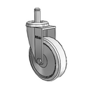 RZ-03GRP-090-SW-GR03 MedCaster Swivel Caster