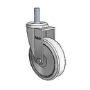 RZ-03GRP-090-SW-TS06 MedCaster Swivel Caster