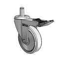 RZ-03GRP-090-TL-GR01 MedCaster Swivel Caster